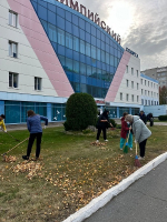 Центр спортивной подготовки принял участие в общегородском субботнике