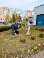 Центр спортивной подготовки принял участие в общегородском субботнике