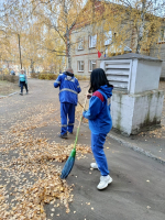сотрудники нашей станции скорой помощи дружно вышли на традиционный «субботник»