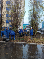 сотрудники нашей станции скорой помощи дружно вышли на традиционный «субботник»