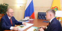 Олег Мельниченко провел встречу с главой Заречного Алексеем Костиным - Пенза-Обзор