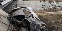 В Пензенской области автомобиль врезался в ограждение моста, опрокинулся и загорелся, погибли три человека - ИА PenzaNews