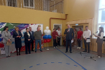 После капремонта в Башмаковском техникуме открыли современный спортзал