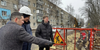 Ильдар Усманов проверил ход реконструкции водопровода на ул. Пушанина - Пенза-Обзор