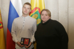 Матвей со своей мамой Оксаной Грачевой