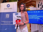Победителя Стипендиальной программы «Система» аспиранта ПГУ Анастасию Шепелеву наградили в Москве