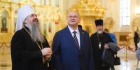 В Пензе Олег Мельниченко осмотрел новые росписи Спасского собора - Пенза-Обзор