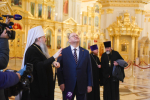 Олег Мельниченко осмотрел новые росписи Спасского кафедрального собора
