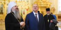 Олег Мельниченко оценил, как идет роспись Спасского кафедрального собора в Пензе - ИА PenzaNews