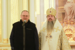 Олег Мельниченко посетил праздничное богослужение в Спасском соборе Пензы