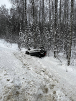 В Городищенском районе с трассы М5 вылетел автомобиль, есть пострадавшие