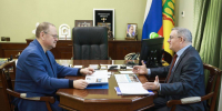 Олег Мельниченко провел встречу с председателем Пензенской ТПП Владимиром Подобедом - Пенза-Обзор