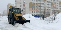 Территории Железнодорожного района убирают от снега - Город Пенза