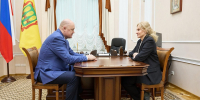 Ольга Кривонос провела рабочую встречу c председателем Заксобрания региона Вадимом Супиковым - Пенза-Обзор