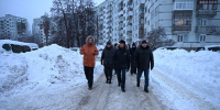 Олег Денисов проверил зимнее содержание дворов в Ленинском районе - Город Пенза