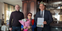 Участницу трудового фронта поздравили с 95-летием - Город Пенза