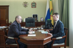 Олег Мельниченко провел встречу с управляющим пензенским отделением банка