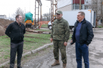 Олег Мельниченко оценил работы по восстановлению инфраструктуры на подшефных территориях