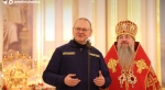 Олег Мельниченко встретил Пасху в Спасском кафедральном соборе
