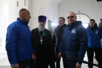 Олег Мельниченко осмотрел храмовый комплекс Преподобного Вениамина Печерского