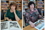 Библиотекари Людмила Селиверствова и Ирина Николаева||Фото автора
