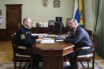 Олег Мельниченко провел рабочую встречу с Валерием Шкариным