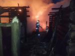 В Городищенском районе ночной пожар уничтожил жилой дом и баню