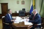 Олег Мельниченко поблагодарил Игоря Комарова за внимание и заботу о Пензенской области