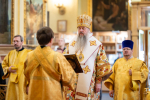 Митрополит Серафим совершил праздничную литургию в Успенском соборе Пензы