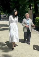 Дарья Просточенко проверила ход благоустройства парка Белинского