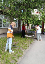 С улиц Железнодорожного района вывезли более 86 кубометров мусора
