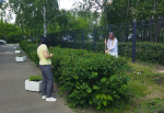 С улиц Железнодорожного района вывезли более 86 кубометров мусора
