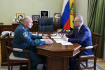 Олег Мельниченко и Александр Куренков обсудили результаты работы по обеспечению безопасности населения