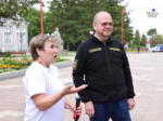 Мельниченко посетил парк Белинского и поддержал идею увековечения памяти Александра Самокутяева. Фоторепортаж
