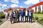 Олег Мельниченко, Рустам Минниханов и Василь Шайхразиев осмотрели ряд социально значимых объектов в Малом Труёве