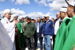 Олег Мельниченко, Рустам Минниханов и Василь Шайхразиев осмотрели ряд социально значимых объектов в Малом Труёве