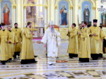 В канун Недели 5-й по Пятидесятнице митрополит Серафим совершил всенощное бдение в Спасском кафедральном соборе