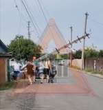 На улице Долгорукова в Пензе женщина за рулем Kia снесла столб и забор