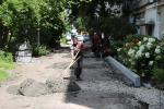 В округе Сергея Васянина начались работы по программе "Мой двор" на улицах Бакунина, Шевченко и Новом Кавказе