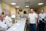 В Башмаково Олег Мельниченко оценил качество модернизации райбольницы и техникума