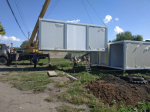 В селе Марат Башмаковского района приступили к установке нового ФАПа