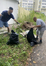 Улицы Железнодорожного района благоустраивают