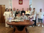 В Бессоновском районе супругов поздравили с 50-летием совместной жизни