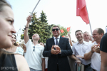Губернатор назвал символичным внесение новых имен в Галерею почета строителей в сквере имени Льва Ермина