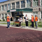 Состоялись соревнования по городошному спорту