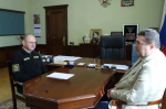 Олег Мельниченко встретился с председателем Союза журналистов России Владимиром Соловьевым