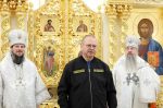 Олег Мельниченко поздравил с освящением храма преподобного Вениамина Печерского прихожан и православное духовенство