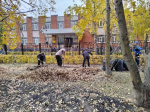 Осенний месячник по благоустройству завершился общегородским субботником