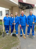Сотрудники Пензенской скорой помощи приняли участие в общегородском субботнике!