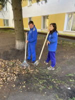 Сотрудники Пензенской скорой помощи приняли участие в общегородском субботнике!